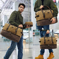 Waxed Canvas Weekender Bag