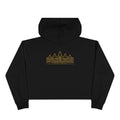 Sovann Nokor Khmer Apsara Crop Hoodie | Southeast Asian Temple Art