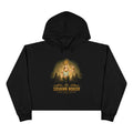 Sovann Nokor Khmer Apsara Crop Hoodie | Southeast Asian Temple Art