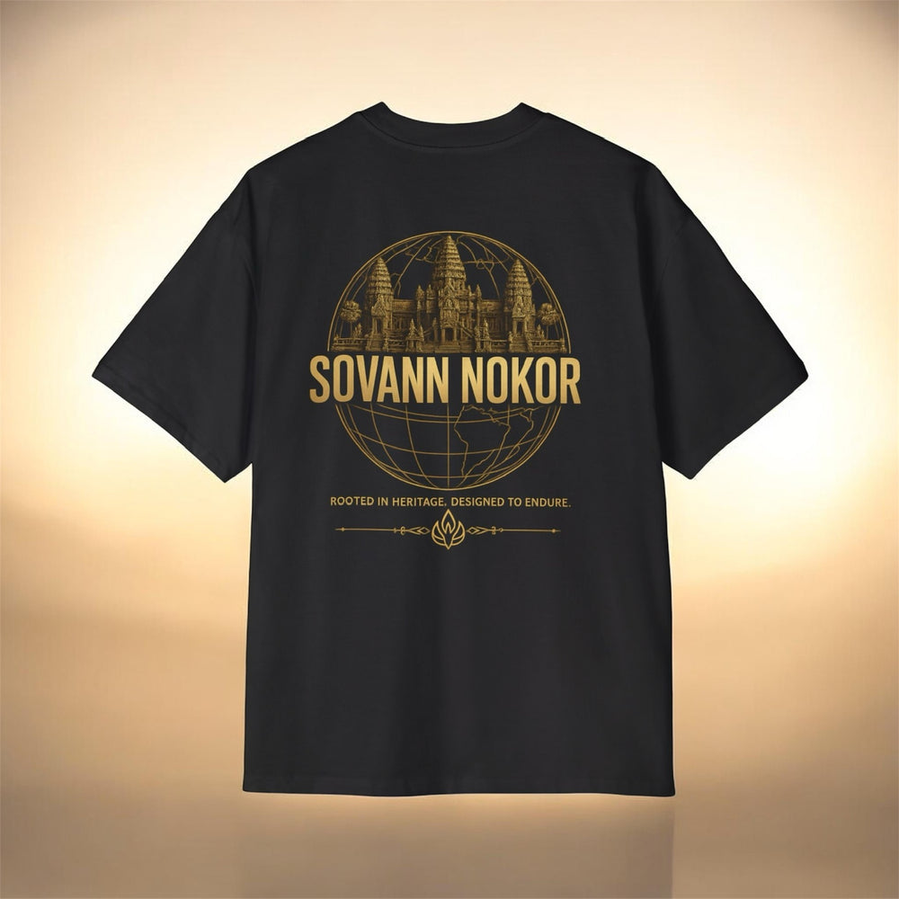Sovann Nokor Angkor X World Men's Premium Heavy Oversized Tee