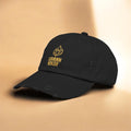 Sovann Nokor Antique Gold "OG" Logo Distressed Black Cap