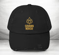 Sovann Nokor Antique Gold "OG" Logo Distressed Black Cap