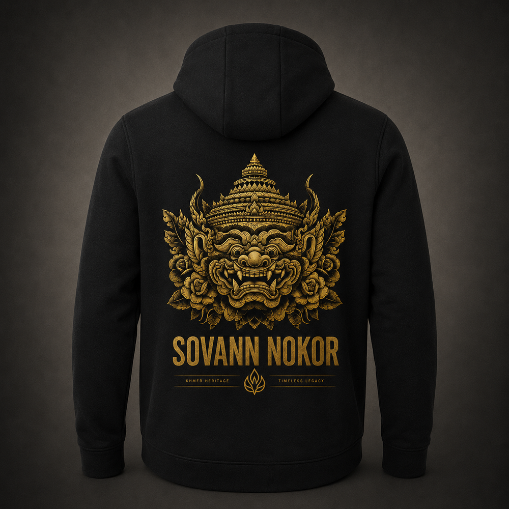 Sovann Nokor Hanuman Unisex Perform Full-Zip Hooded Sweatshirt