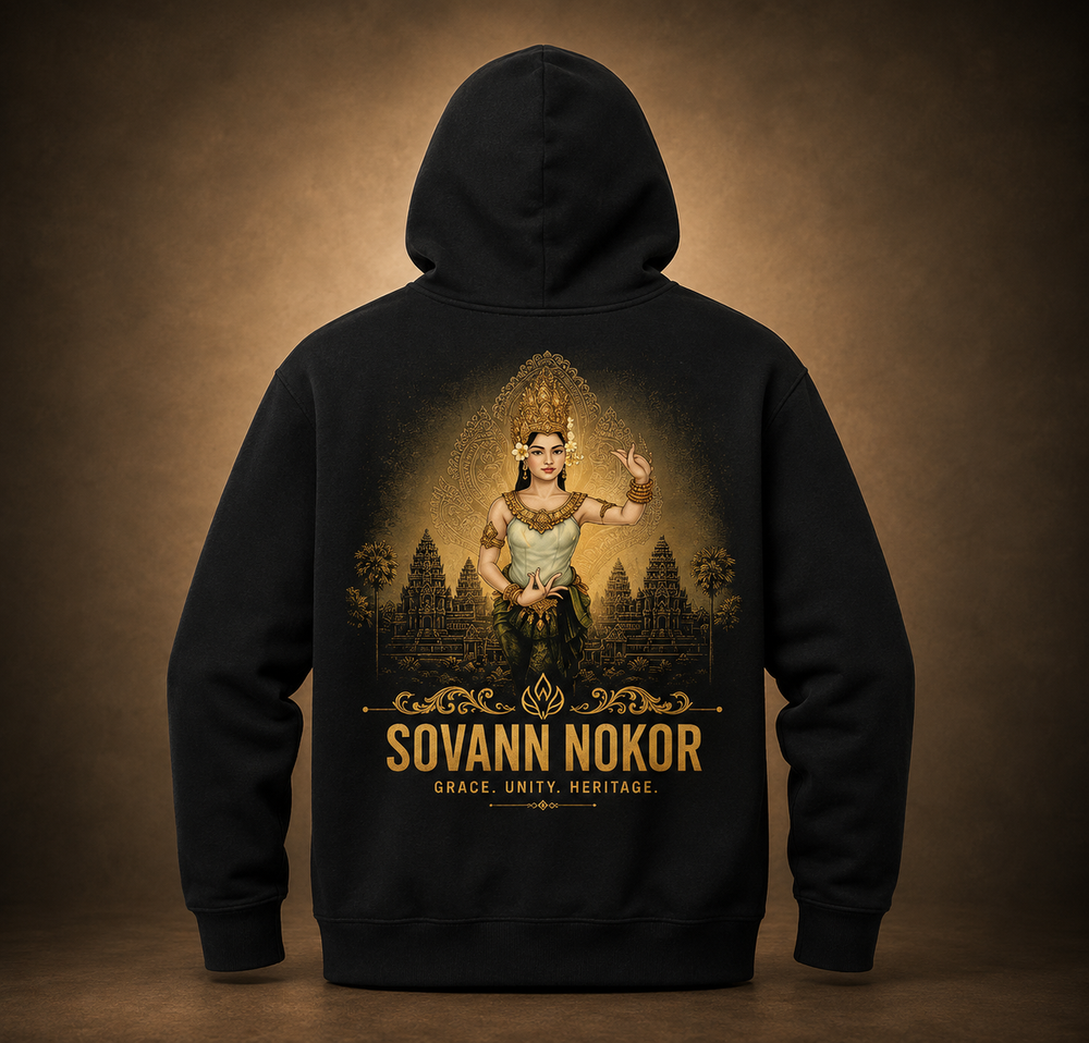 Sovann Nokor Apsara Performance Fleece Pullover Hooded Sweatshirt