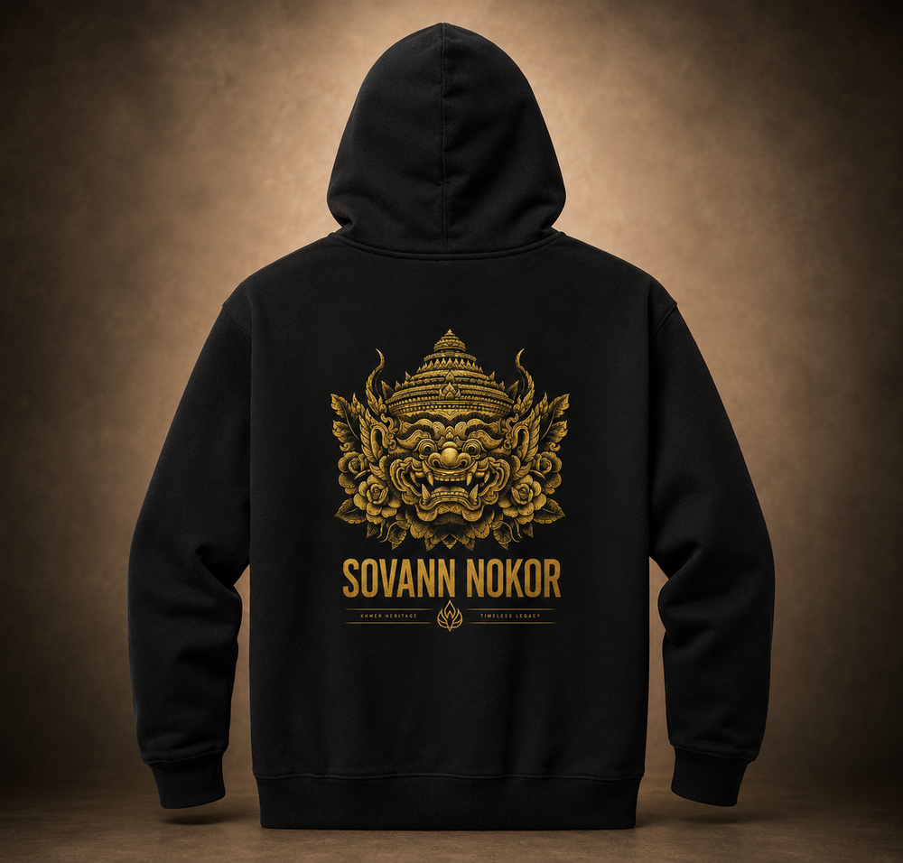 Sovann Nokor Hanuman Performance Fleece Pullover Hooded Sweatshirt