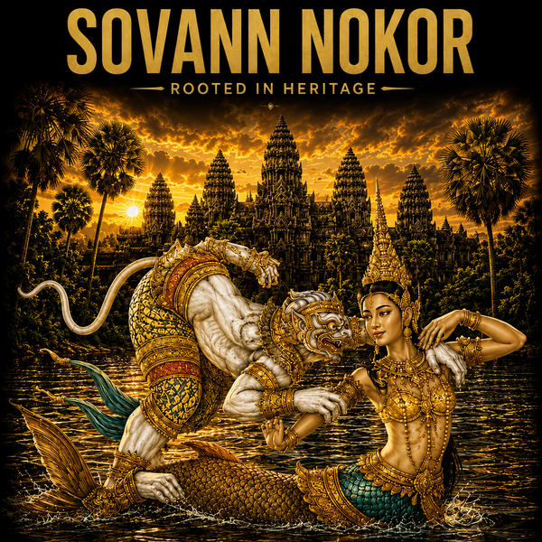 Sovann Nokor Khmer Myth Design T-shirt | Heritage Collection