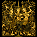 Sovann Nokor Khmer Dancers T-Shirt | Angkorian Temple Artwork