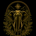 Sovann Nokor Elephant Illustration T-Shirt | Heritage Collection