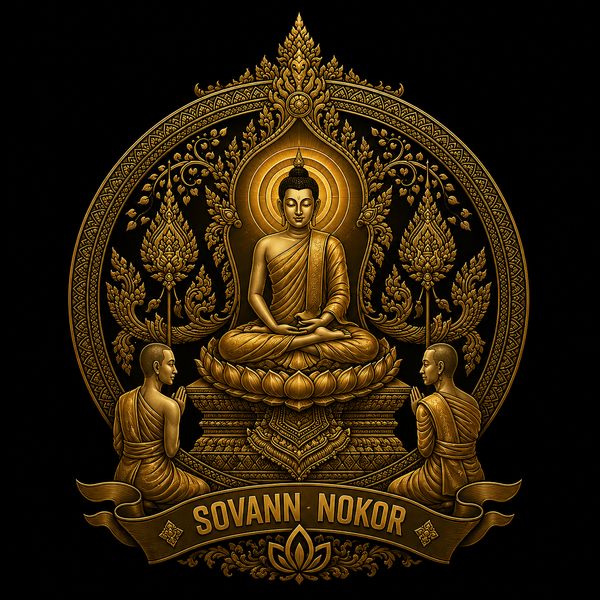 Sovann Nokor Buddha Version II Illustration T-Shirt | Heritage Collection