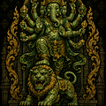 Sovann Nokor Elephant Deity T-shirt | Khmer Angkor Temple Graphic