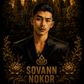 Sovann Nokor Portrait T-shirt | Khmer Temple Floral Graphic