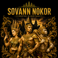 Sovann Nokor Classic Three-Figure Khmer Heritage Illustration T-Shirt | Heritage Collection