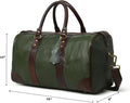 Cowhide Leather Weekender Duffle Bag