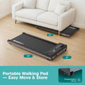 Slim Under-Desk Walking Pad Treadmill