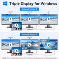 13-in-1 Triple Monitor USB-C Docking Station
