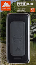 20,000mAh Qi Wireless Power Bank with Charging Pad
