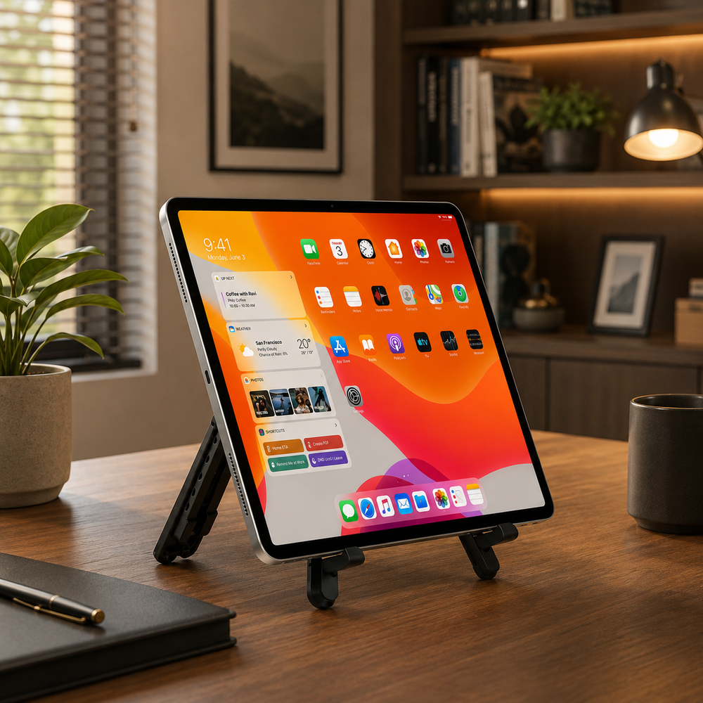 Foldable Laptop Stand with Magnetic Phone Holder
