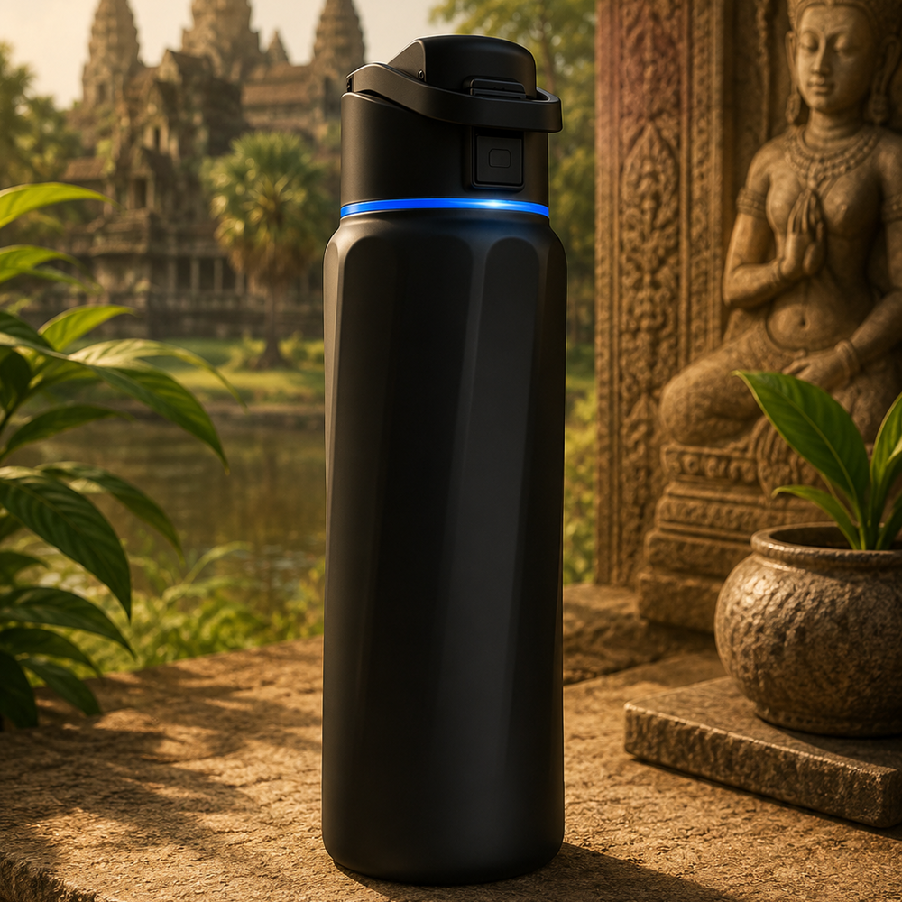 Smart Insulated Water Bottle with Hydration Tracker
