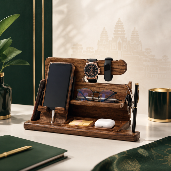 Wood Phone Docking Station