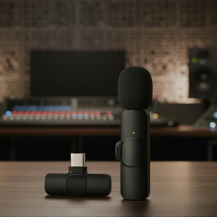 Wireless Lavalier Microphone for Android & iPhone