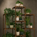 4-Tier Wood Plant Stand