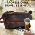 Buffalo Leather Toiletry Bag