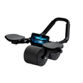 Auto-Rebound Ab Wheel with Elbow Support