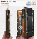 Slim RFID-Blocking Leather Wallet with Money Clip