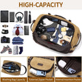 Waxed Canvas Weekender Bag